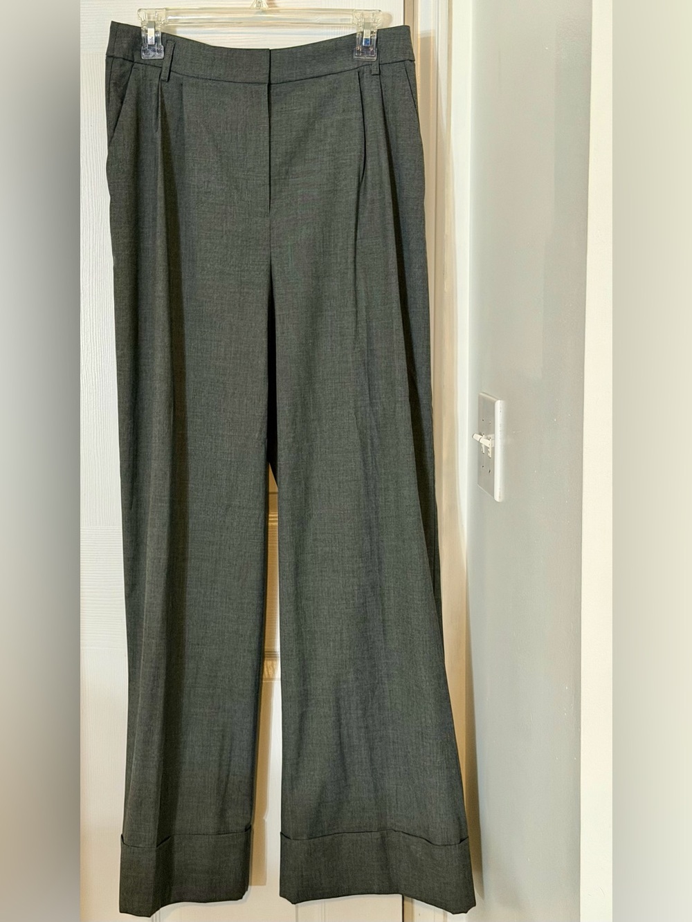 NWOT - Express Wide-Leg Dress Pants - Dark Gray